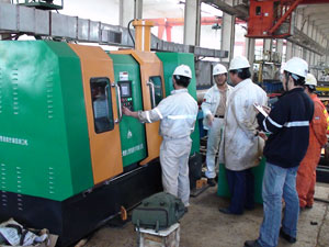 Machine de chanfreinage de tuyaux CNC de type fixe