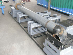 Machine de montage rapide pour préfabrication de tuyauterie 