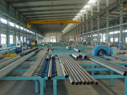 Chaîne de production de préfabrication de tuyaux